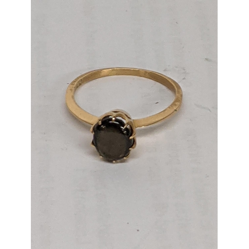 33 - Two 18ct gold rings, one set with a diamond, total weight 5.8g
Location: CAB2