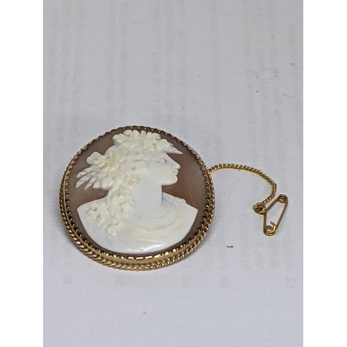 34 - A Cameo brooch in a 9ct gold frame
Location: CAB10