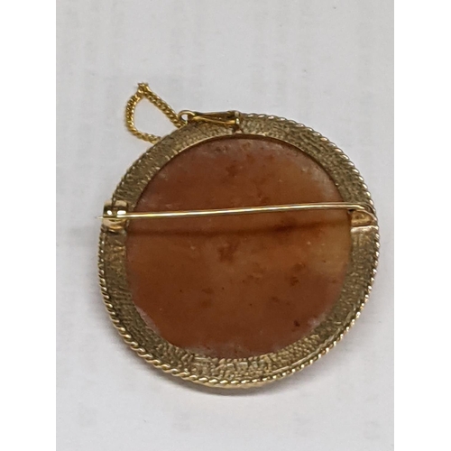 34 - A Cameo brooch in a 9ct gold frame
Location: CAB10