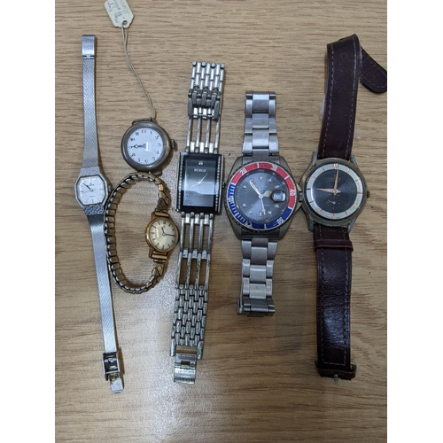 71 - Mixed watches to include a Philip Persio with 'Pepsi' bezel, early 20th century ladies silver watch ... 