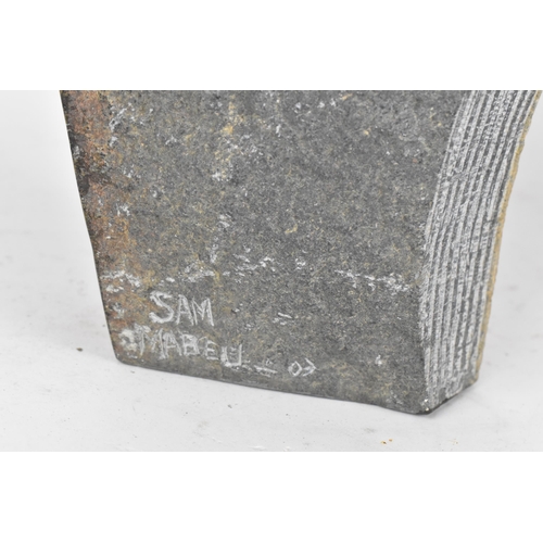 205 - Sam Mabeu (b.1977) Zimbabwean
'Togetherness', figural sculpture with polished, textured and raw over... 