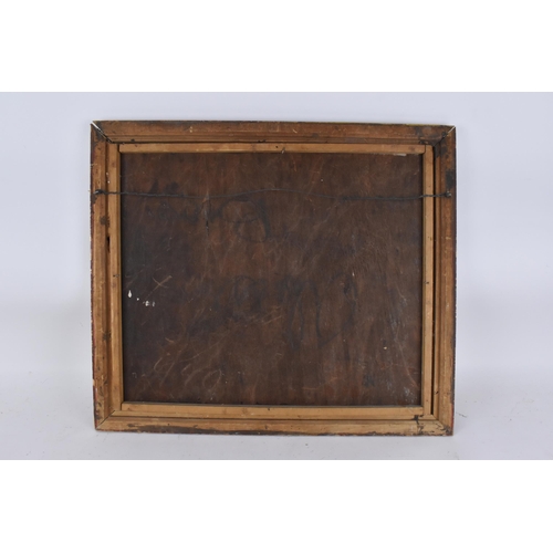 206 - Continental School, 20th century
depicting an architectural street scene with horse pulled carriages... 