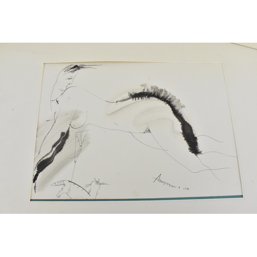 250 - A small collection of works on paper, to include a pencil sketch by Bartholomeo Pinelli (1781-1835),... 