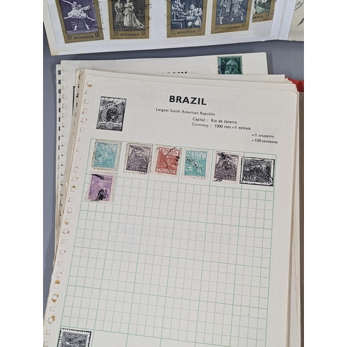 122 - A collection of world stamps, early 20th century and later, to include British and Colonial examples... 