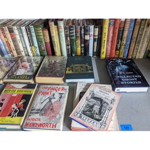 141 - Books-A collection of vintage crime and ghost stories, many First Editions, to include Patricia Went... 