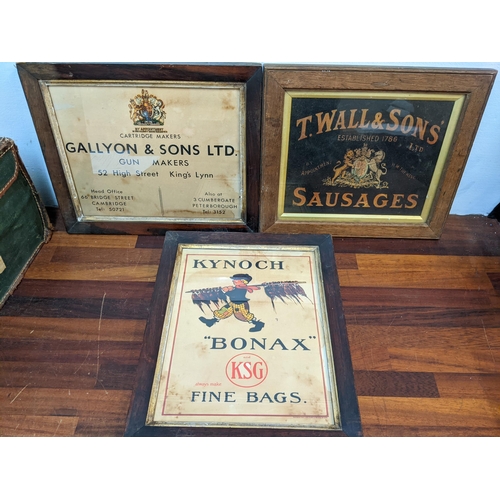 2 - ***THIS LOT HAS BEEN WITHDRAWN***
Three reproduction advertising show cards to include 'Kynoch Bonax... 
