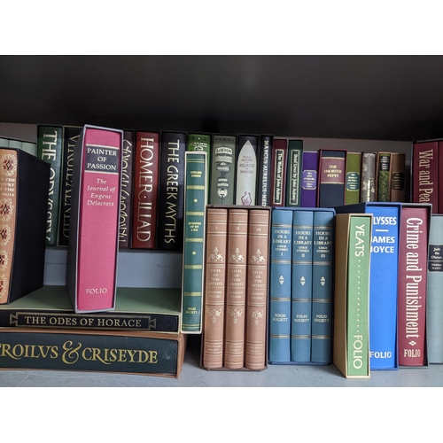 278 - Books- A collection of Folio Society books to include various book sets of Giorgio Vasari - Lives of... 