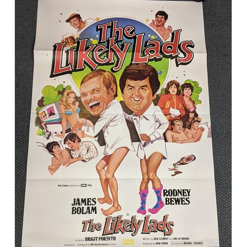 36 - A The Likely Lads 1976 film poster, an original British, one sheet poster, folded, 27 x 40 inches

T... 