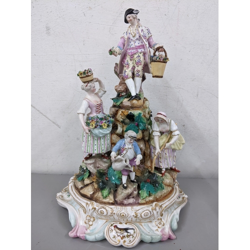 43 - A 19th century German centre piece with tiered figures
Location:6.1