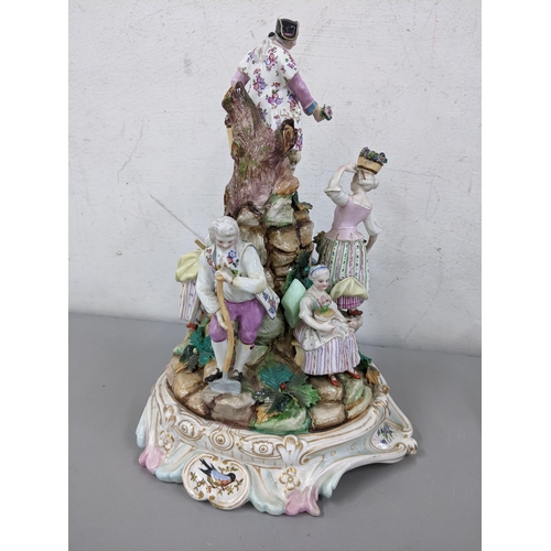 43 - A 19th century German centre piece with tiered figures
Location:6.1