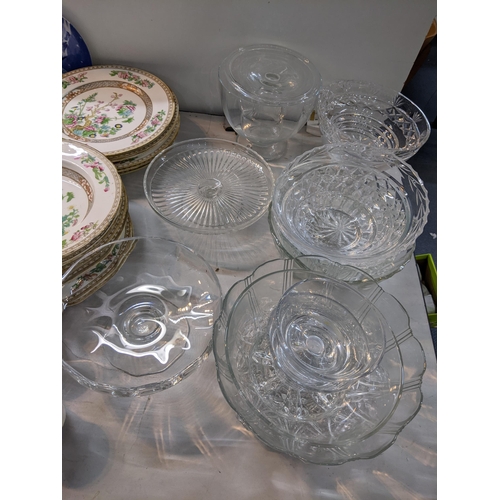 49 - A mixed lot to include Royal Copenhagen Christmas plates, Porsgrund collectors lates, 19th century a... 