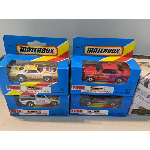 63 - Matchbox collection to include Mb43 AMG Mercedes-Benz, Mb51 Pontiac Firebird and others
Location:10.... 