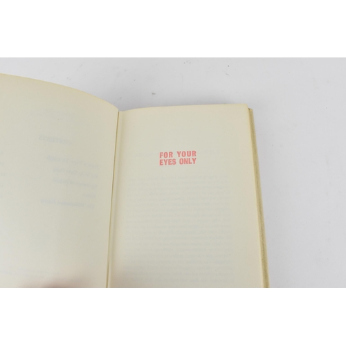 174 - Ian Fleming- James bond novel 'For Your Eyes Only', First edition 1960, with original dust jacket, h... 