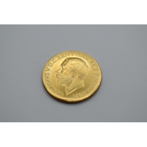 162 - THIS LOT HAS BEEN WITHDRAWN 

United Kingdom - George V (1910-1936) Full sovereign, dated 1913, Lond... 