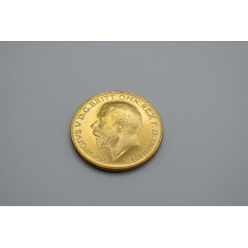 163 - THIS LOT HAS BEEN WITHDRAWN 

United Kingdom - George V (1910-1936) Full sovereign, dated 1913, Lond... 