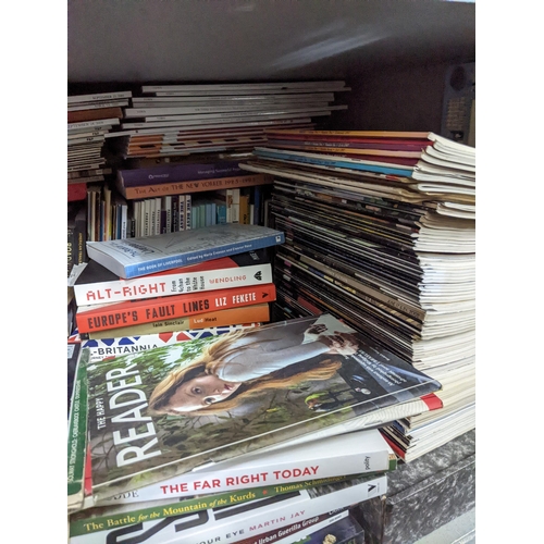 146 - A mixed lot of novels, paper back books, pamphlets and periodicals to include The New Yorker, Countr... 