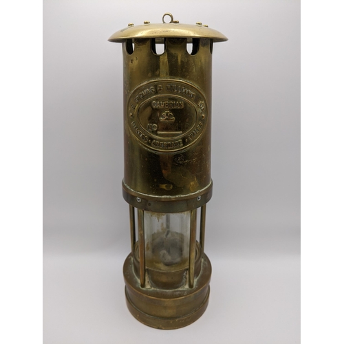 300 - An E.Thomas & Williams miners lamp, Cumbrian, No:178416 Location:4.1