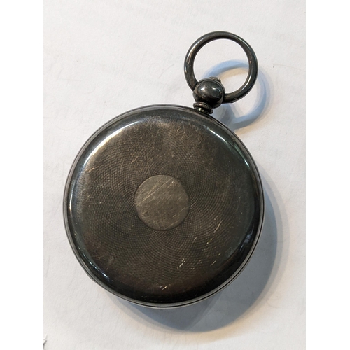 317 - An early 20th Century silver open faced pocket watch, with movement signed by John Park and hallmark... 