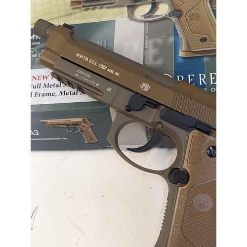 334 - An Umarex Beretta model M9A3 BB air pistol, as new
Location:11.2