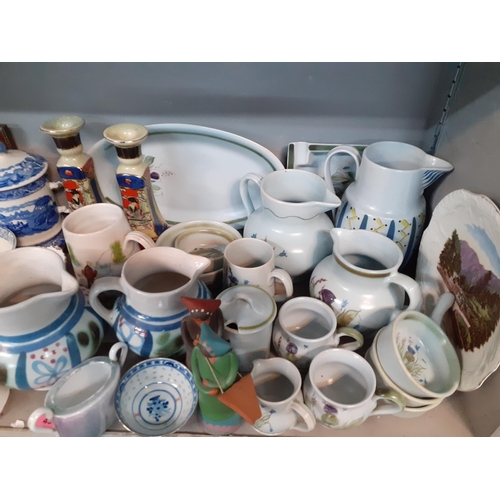 Scottish Buchan pottery and mixed 20th Century ceramics to include