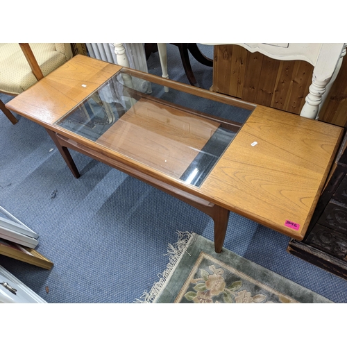 596 - A Retro teak G-Plan Fresco coffee table Location:A2M