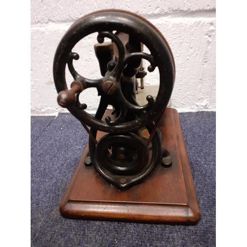 Circa 1870, a Willcox & Gibbs sewing machine, serial No: A337719