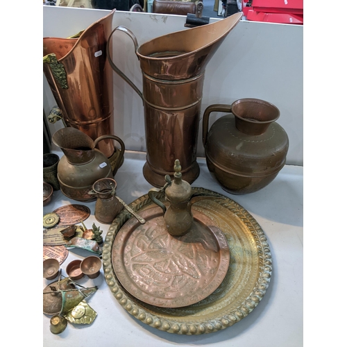 116 - Metalware to include copper jugs, trays and collectables
Location:LWF