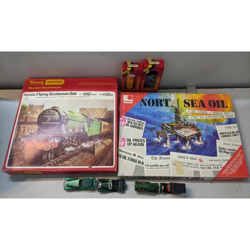 16 - Boxed and loose toys to include a Triang Hornby RS.608 Flying Scotsman set and others
Location:FSL