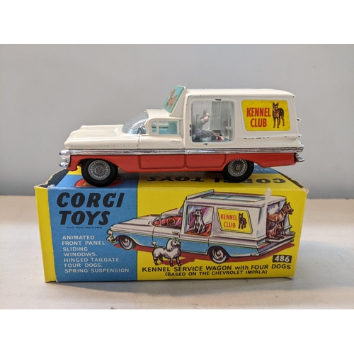 4 - A boxed Corgi Kennel Service Wagon with dogs, No. 486
Location:A3B