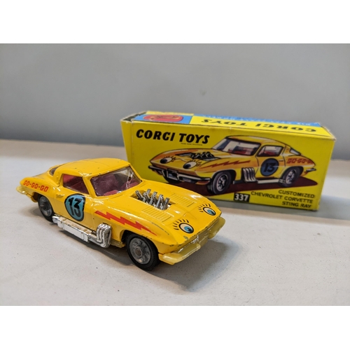 5 - A boxed Corgi customised Chevrolet Corvette Sting Ray, No 337
Location:A3B