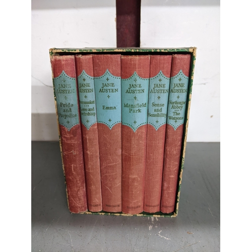 79 - The Chawton Edition - a Jane Austin six volume book set, pub Allen Wingate circa 1948, first edition... 