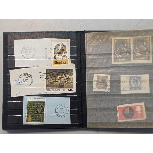 163 - An album of mixed world stamps to include British George V threepence, three halfpence and others, G... 