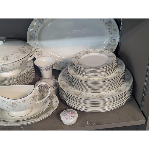 164 - Mixed china to include a small quantity of Royal Albert Old Country Rose and a Wedgewood Pimpernel p... 