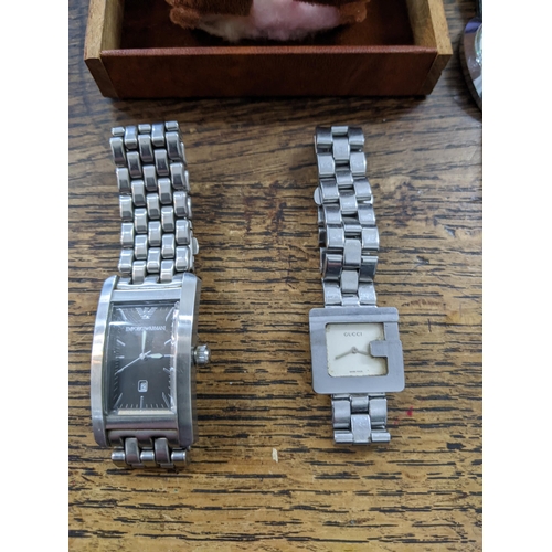 228 - A group of Manual wind and quartz wristwatches to include Seiko in box, Accurist, Mortimer, Keinzle,... 