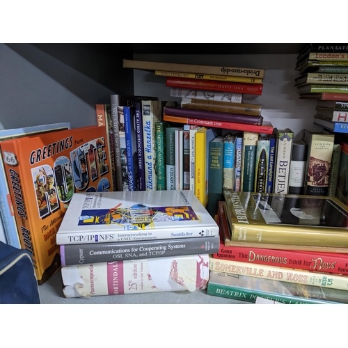 367 - A quantity of books to include various railway books, novels and autobiography, travel and British t... 