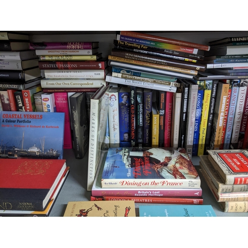 367 - A quantity of books to include various railway books, novels and autobiography, travel and British t... 