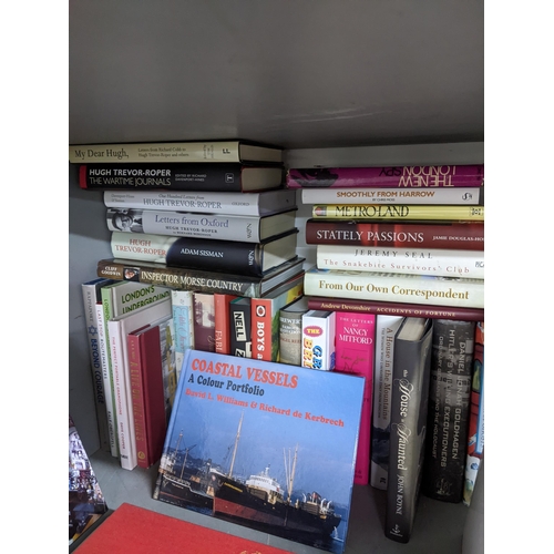 367 - A quantity of books to include various railway books, novels and autobiography, travel and British t... 