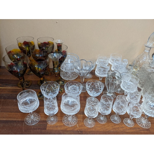 402 - Glassware to include pedestal wine decanters and other items
Location:RAF