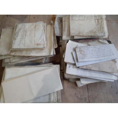 125 - Indentures to include 18th Century land releases in Derby, 19th Century papers relating to a worksho... 