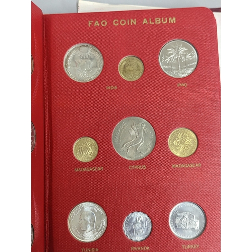 16 - A group of three albums comprising the Food and Agriculture Organisation of the United Nation's Coin... 