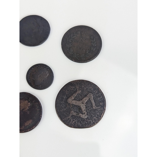 20 - A group of Charles II and later English and British copper coinage to include Charles II 1672* farth... 