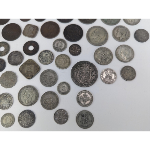 21 - A quantity of early 20th century and later British and Colonial coinage to include 1904 1/4 Rupee an... 