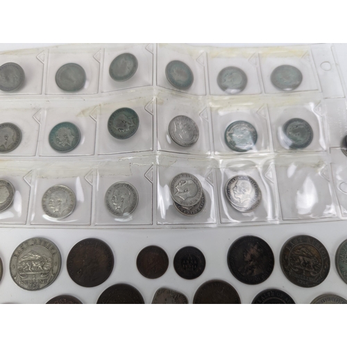 21 - A quantity of early 20th century and later British and Colonial coinage to include 1904 1/4 Rupee an... 