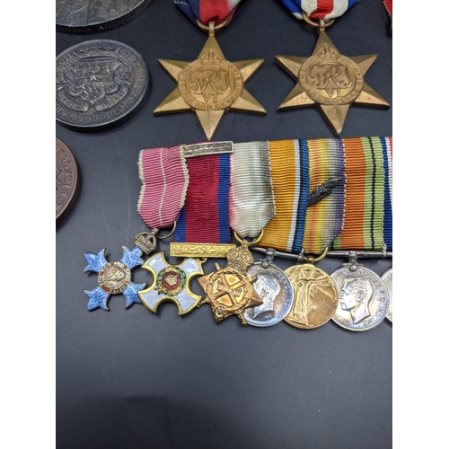 231 - WWI and later miniatures to include Legion of Merit, Distinguished service order, military MBE and o... 