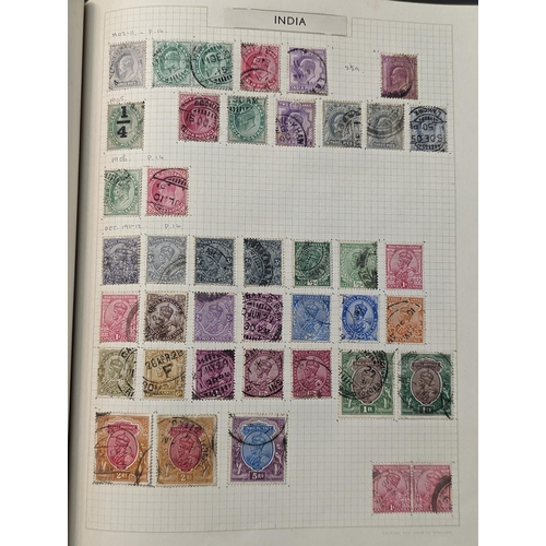 341 - Three albums of Victorian and later stamps to include Penny Black, Penny Reds, two Penny Blue, Canad... 