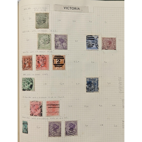 341 - Three albums of Victorian and later stamps to include Penny Black, Penny Reds, two Penny Blue, Canad... 