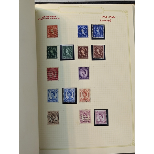 341 - Three albums of Victorian and later stamps to include Penny Black, Penny Reds, two Penny Blue, Canad... 