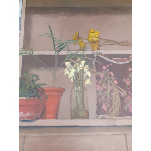 37 - David Marl-Two mid 20th Century oils on canvas, both 60cm x 76cm, monogrammed to the left hand corne... 