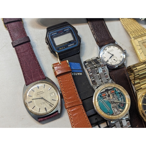 383 - THIS LOT IS WITHDRAWN
A group of mixed wristwatches to include Rotary, Sekonda, Casio and others alo... 