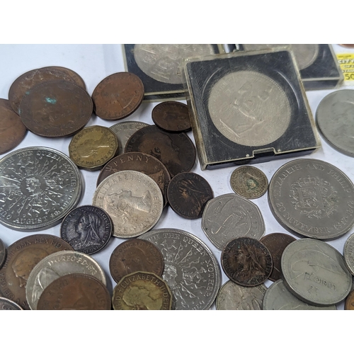 78 - Mixed World coins and banknotes to include Victorian and later British pennies and later Shillings a... 